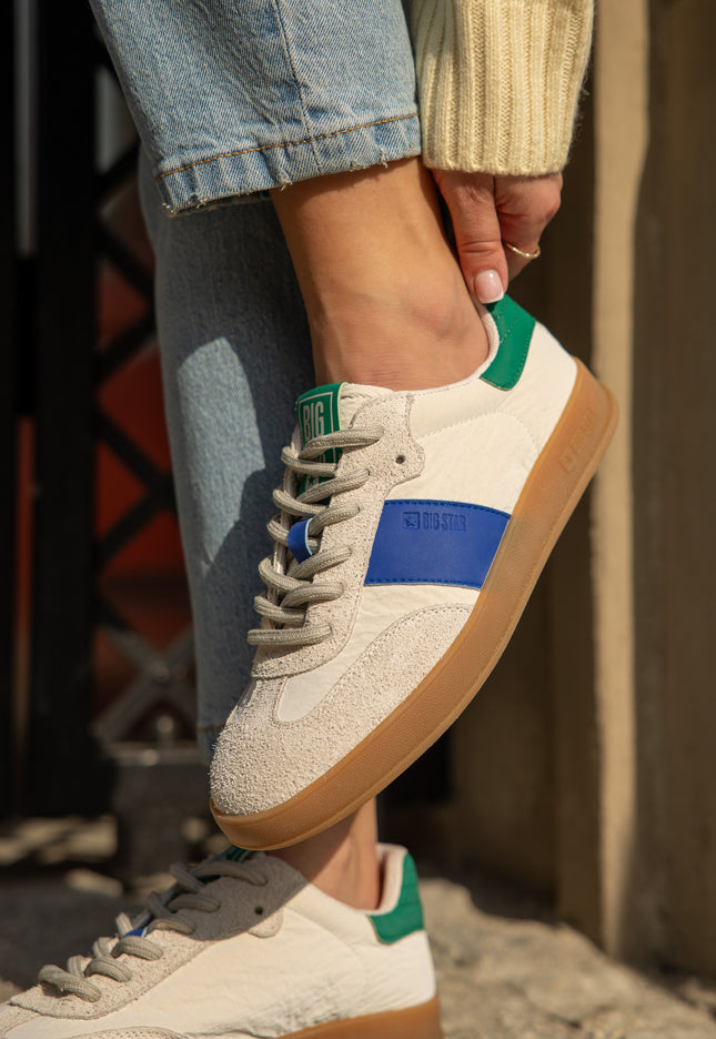 Sneakersy  skórzane  damskie BIG STAR TT274724