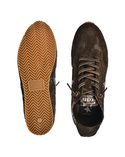 Sneakersy damskie Cetti C-1409 SRA INV27 COFFEE