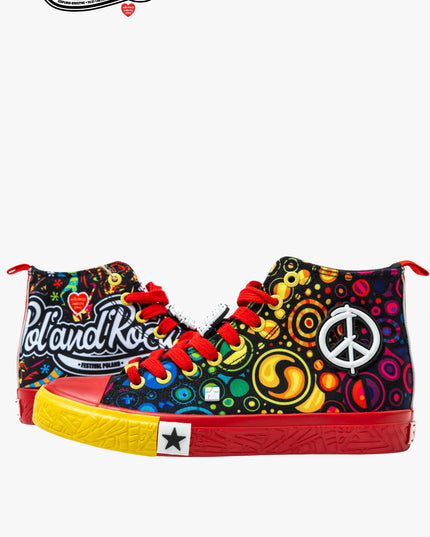 Trampki BIG STAR x Pol'and'Rock Festival Czerwone