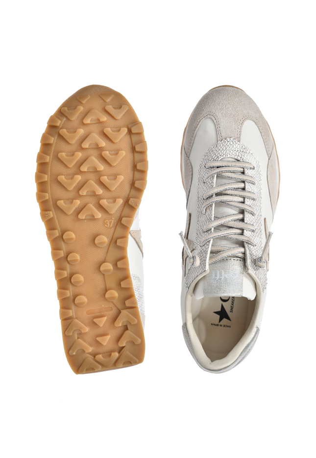 Sneakersy damskie Cetti C-1259 SRA V26 ANTE-MESH MARFIL