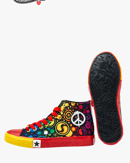 Trampki BIG STAR x Pol'and'Rock Festival Czerwone