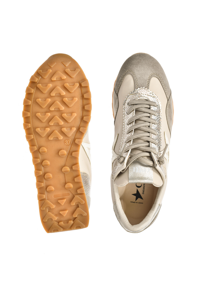 Sneakersy damskie Cetti C-1259 SRA V26 ANTE-MESH OLD ROSE