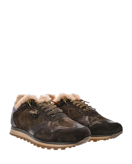 Sneakersy damskie Cetti C-848 SRA INV27 COFFEE