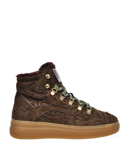 Botki Damskie Floris Van Bommel SFW-10175-21-01 -Dark Brown