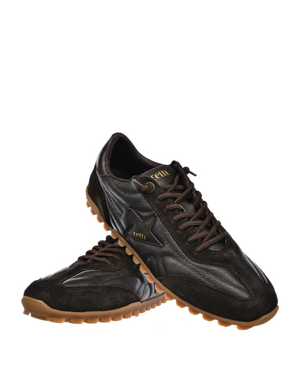 Sneakersy męskie Cetti C-1409 INV27 COFFEE