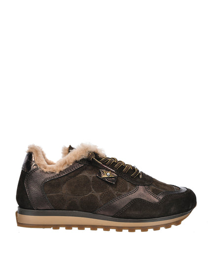Sneakersy damskie Cetti C-848 SRA INV27 COFFEE