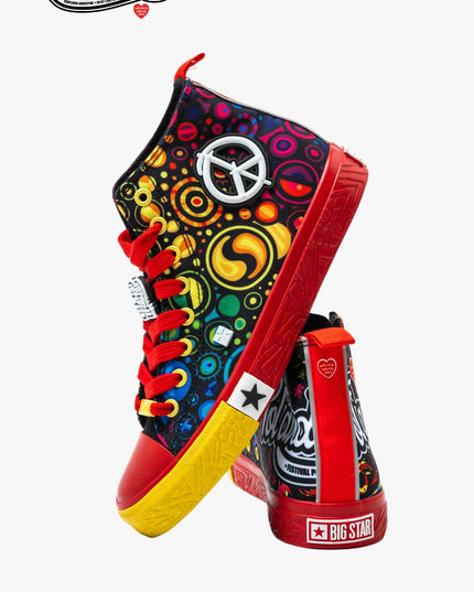 Trampki BIG STAR x Pol'and'Rock Festival Czerwone