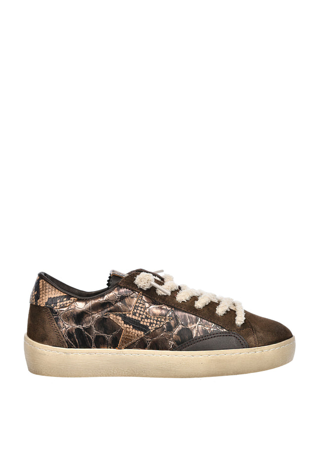 Sneakersy damskie Cetti C-1342 SRA INV27 BROWN