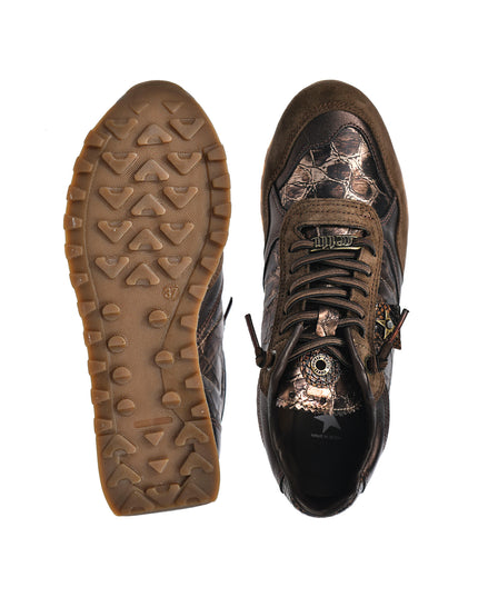 Sneakersy damskie Cetti C-848 SRA INV27 BROWN