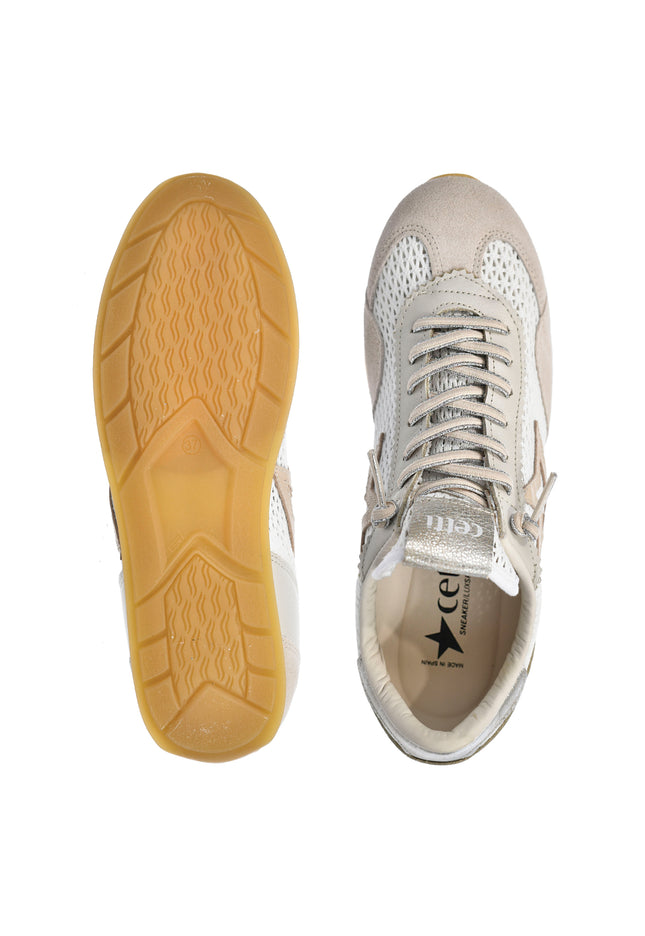 Sneakersy damskie Cetti C-1259 SRA ZERO V26 ANTE-REJILLA BLANCO