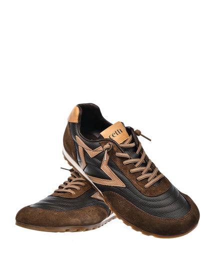 Sneakersy męskie Cetti C-1424 INV27 CACAO