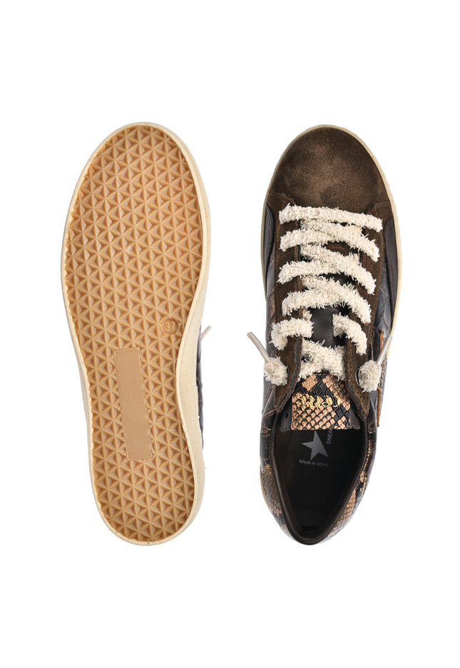 Sneakersy damskie Cetti C-1342 SRA INV27 BROWN
