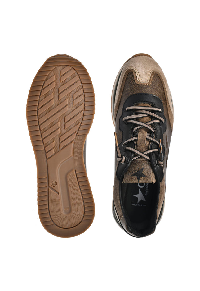 Sneakersy męskie Cetti C-1429 INV27 KAKI