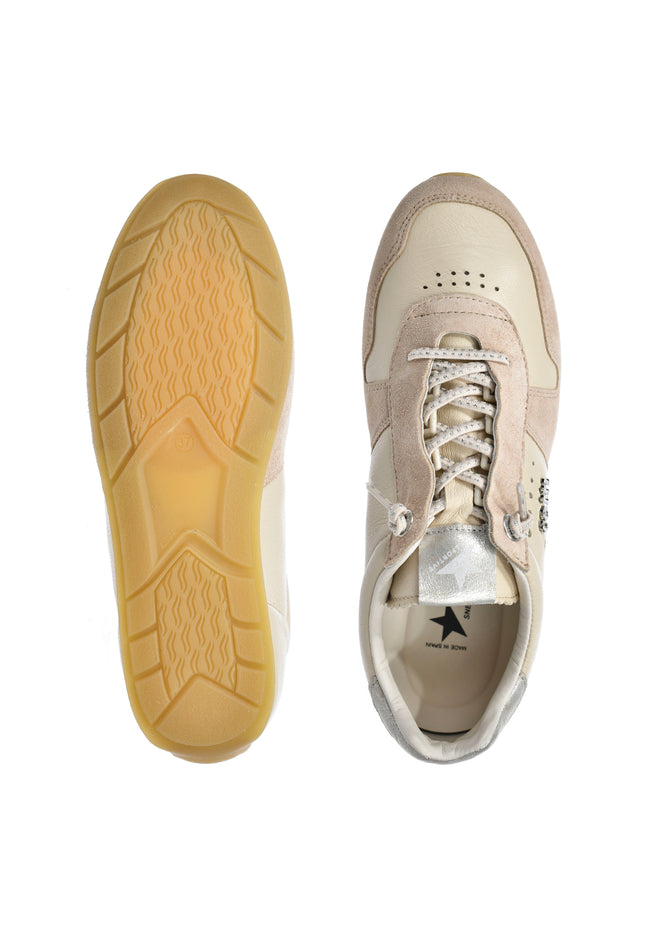 Sneakersy damskie Cetti C-1379 SRA V26 ANTE-GORDON BEIGE
