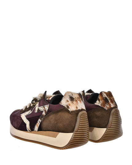 Sneakersy damskie Cetti C-1375 SRA INV27 BURDEOS