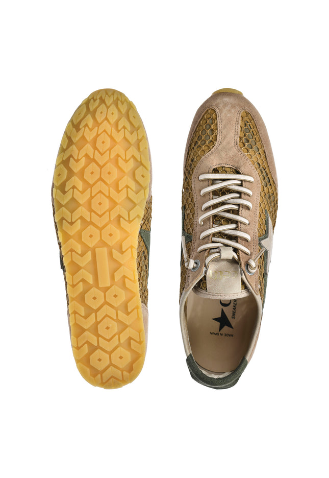 Sneakersy męskie Cetti C-1409 V26 SANDWITCH SAFARI