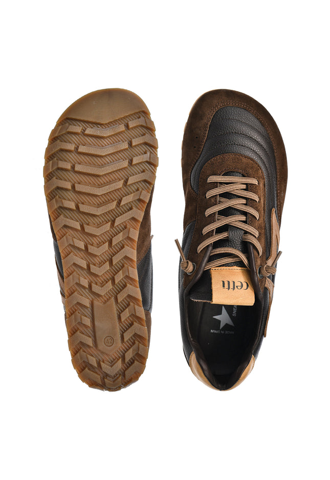 Sneakersy męskie Cetti C-1424 INV27 CACAO