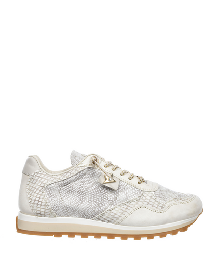 Sneakersy damskie Cetti C-848 SRA V26 SNAKE MARFIL