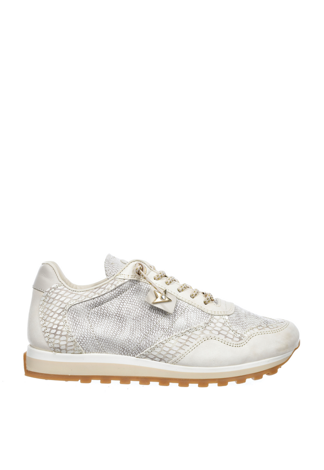 Sneakersy damskie Cetti C-848 SRA V26 SNAKE MARFIL