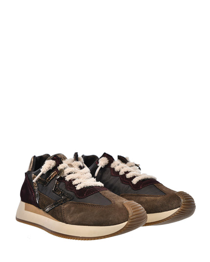 Sneakersy damskie Cetti C-1375 SRA INV27 COFFEE