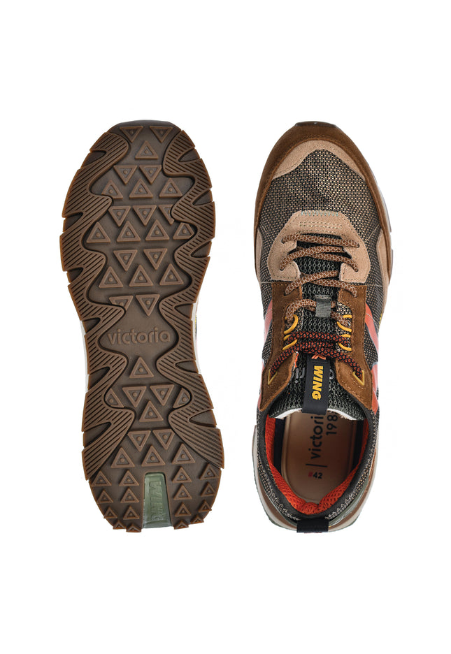 Sneakersy męskie Victoria 8811107-MARRON