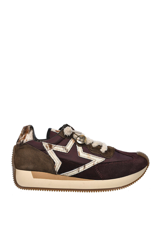 Sneakersy damskie Cetti C-1375 SRA INV27 BURDEOS