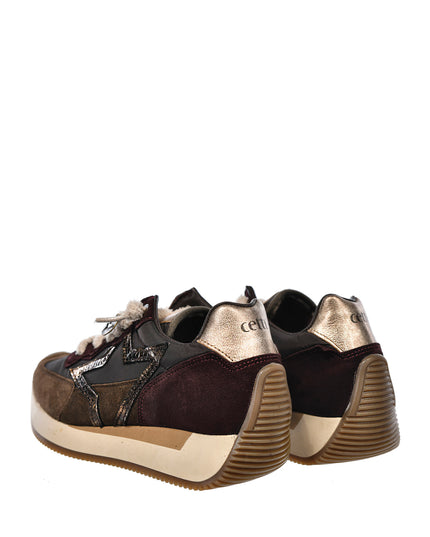 Sneakersy damskie Cetti C-1375 SRA INV27 COFFEE