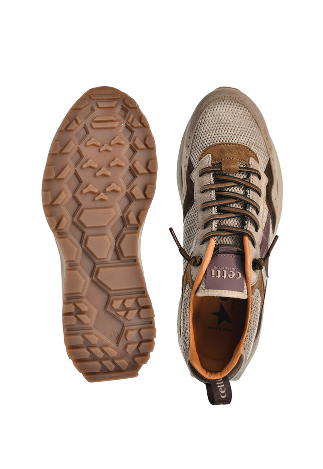Sneakersy męskie Cetti C-1405 INV27 TIERRA
