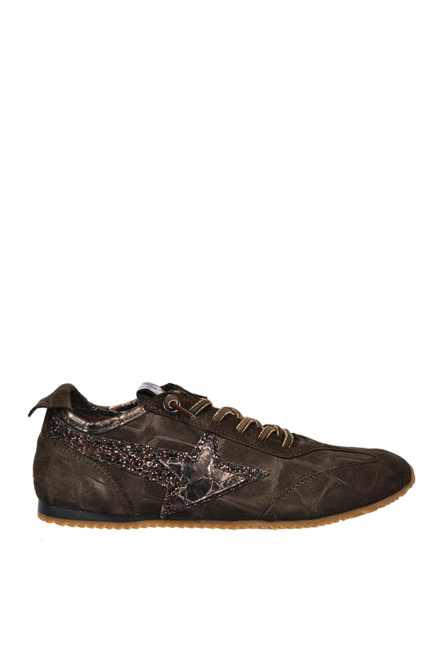 Sneakersy damskie Cetti C-1409 SRA INV27 COFFEE