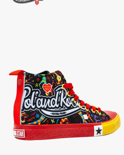 Trampki BIG STAR x Pol'and'Rock Festival Czerwone