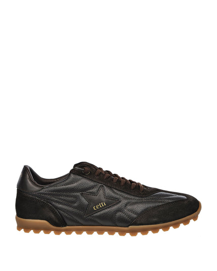 Sneakersy męskie Cetti C-1409 INV27 COFFEE