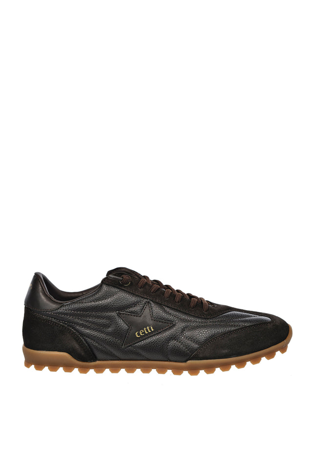 Sneakersy męskie Cetti C-1409 INV27 COFFEE