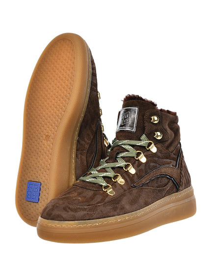 Botki Damskie Floris Van Bommel SFW-10175-21-01 -Dark Brown