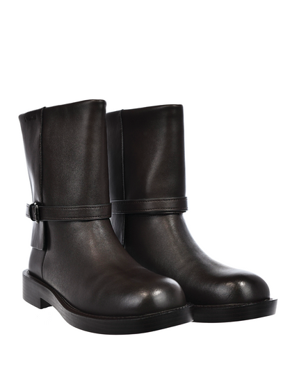 Skórzane botki damskie BIG STAR UU274357