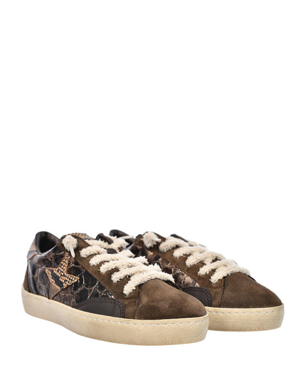 Sneakersy damskie Cetti C-1342 SRA INV27 BROWN