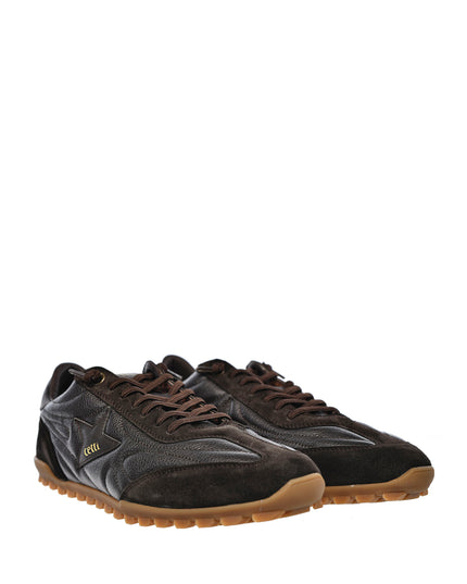 Sneakersy męskie Cetti C-1409 INV27 COFFEE