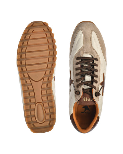 Sneakersy męskie Cetti C-1409 INV27 OFF WHITE