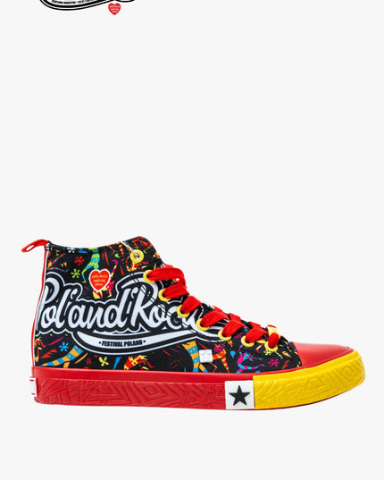 Trampki BIG STAR x Pol'and'Rock Festival Czerwone