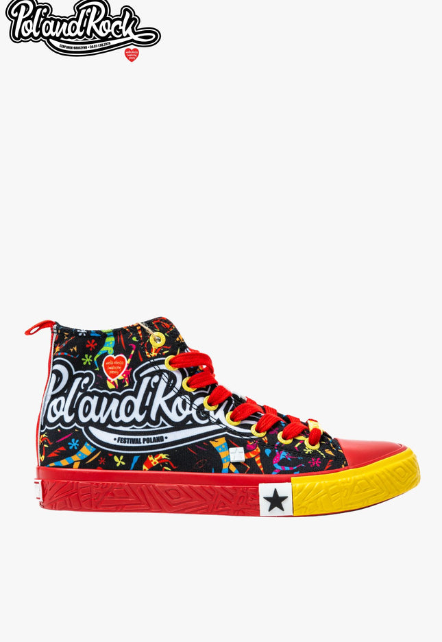 Trampki BIG STAR x Pol'and'Rock Festival Czerwone