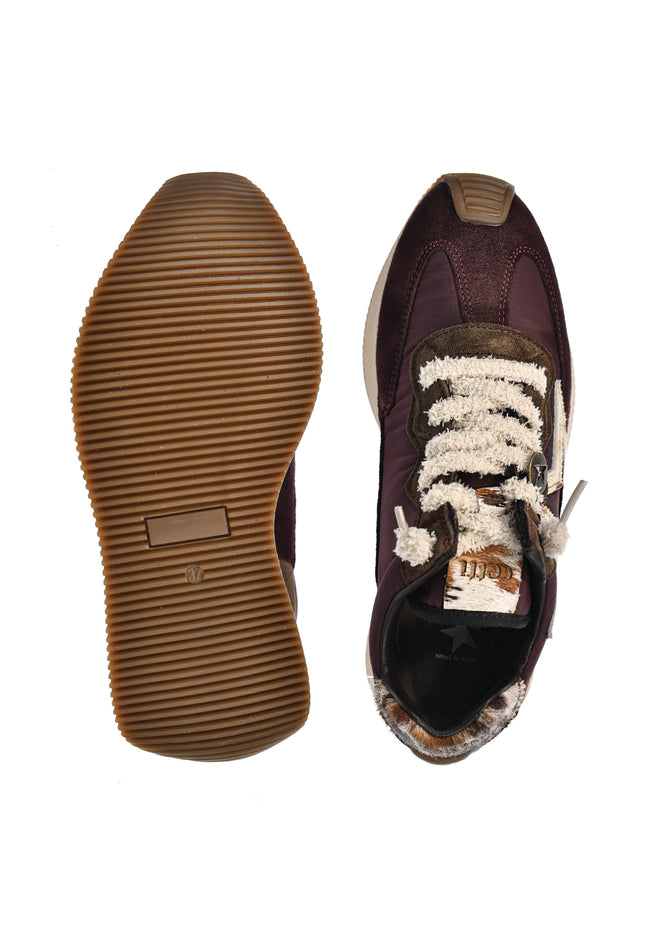 Sneakersy damskie Cetti C-1375 SRA INV27 BURDEOS