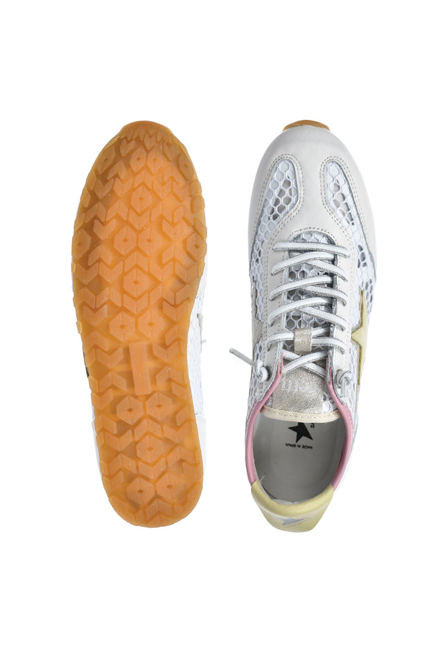 Sneakersy damskie Cetti C-1409 SRA V26 SANDWICH BLANCO